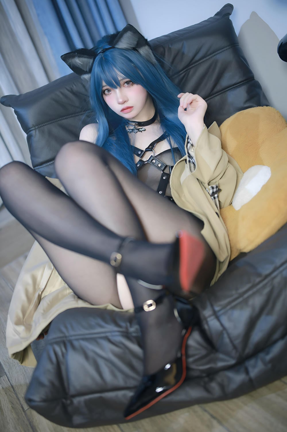 图片[47]-瘋貓ss – 貓耳綁帶束縛【70P】 – COSPLAY-御萝部落